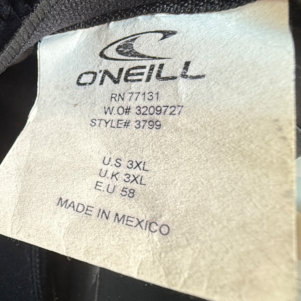 O’NEILL shorts 2mm unisex wetsuit 3X - Picture 2 of 9